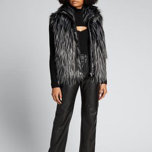 HEURUEH Puff Stuff Faux Fur Vest